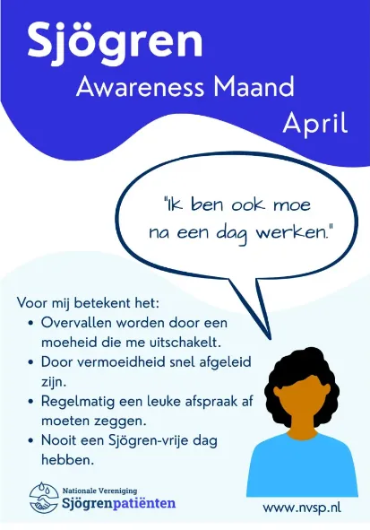 Sjögren Awareness Maand april - vermoeidheid